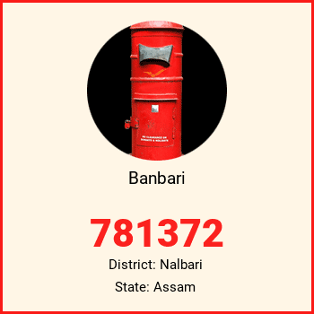 Banbari pin code, district Nalbari in Assam