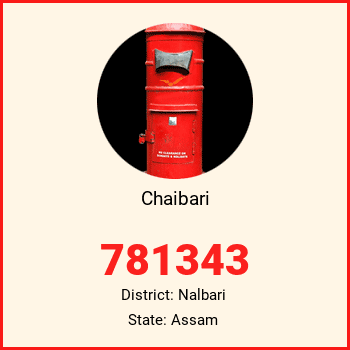 Chaibari pin code, district Nalbari in Assam