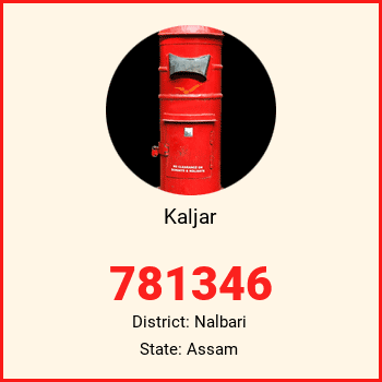 Kaljar pin code, district Nalbari in Assam