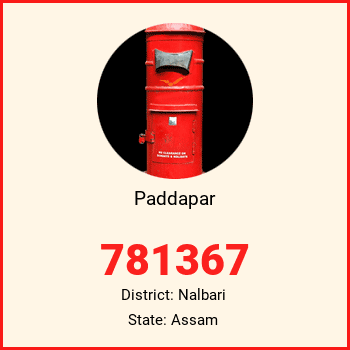 Paddapar pin code, district Nalbari in Assam