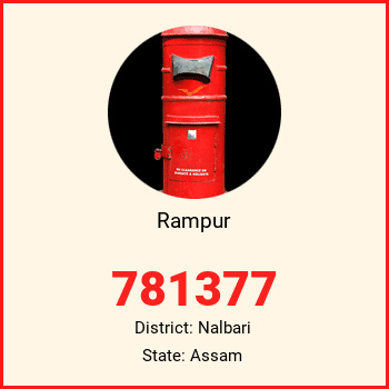 Rampur pin code, district Nalbari in Assam
