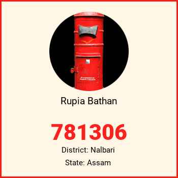 Rupia Bathan pin code, district Nalbari in Assam