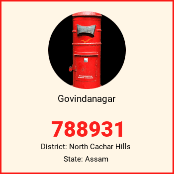 Govindanagar pin code, district North Cachar Hills in Assam