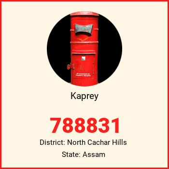 Kaprey pin code, district North Cachar Hills in Assam