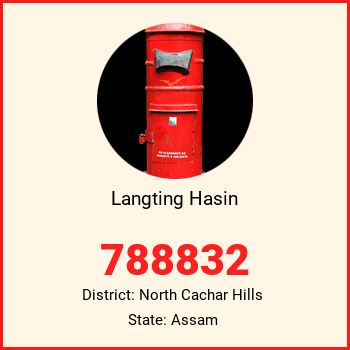 Langting Hasin pin code, district North Cachar Hills in Assam