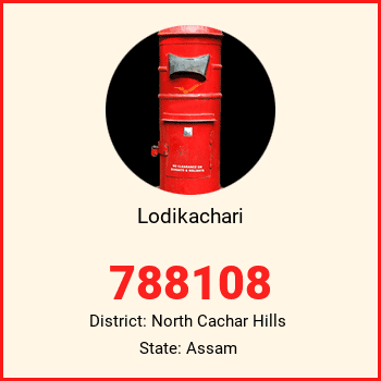 Lodikachari pin code, district North Cachar Hills in Assam