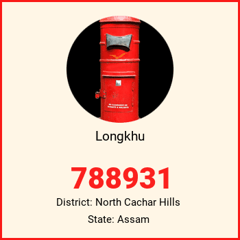 Longkhu pin code, district North Cachar Hills in Assam