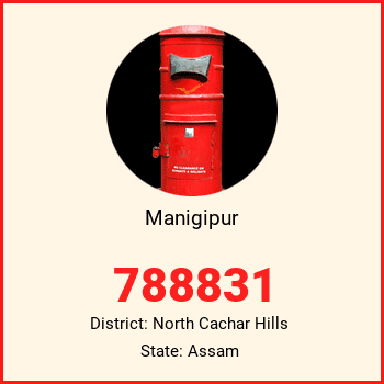 Manigipur pin code, district North Cachar Hills in Assam