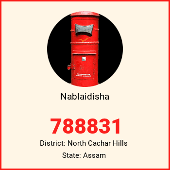 Nablaidisha pin code, district North Cachar Hills in Assam