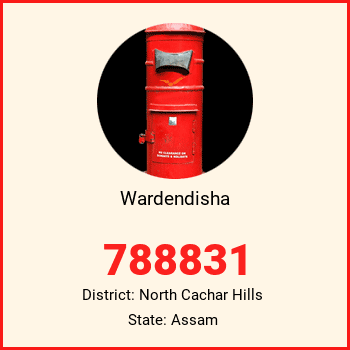 Wardendisha pin code, district North Cachar Hills in Assam