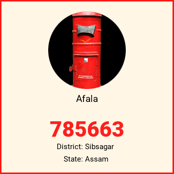 Afala pin code, district Sibsagar in Assam