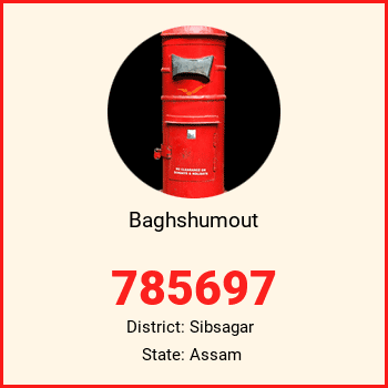 Baghshumout pin code, district Sibsagar in Assam