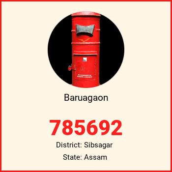 Baruagaon pin code, district Sibsagar in Assam