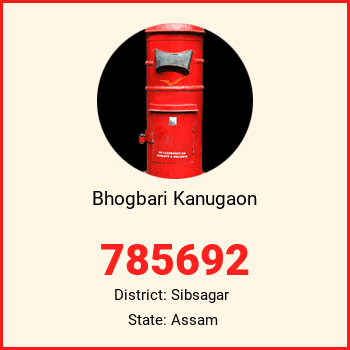 Bhogbari Kanugaon pin code, district Sibsagar in Assam