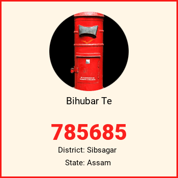 Bihubar Te pin code, district Sibsagar in Assam