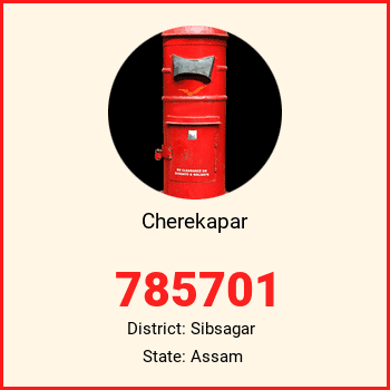 Cherekapar pin code, district Sibsagar in Assam