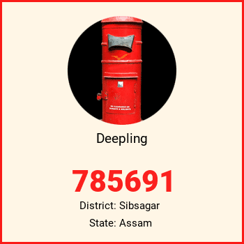 Deepling pin code, district Sibsagar in Assam