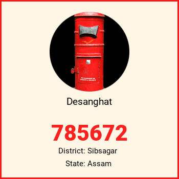 Desanghat pin code, district Sibsagar in Assam