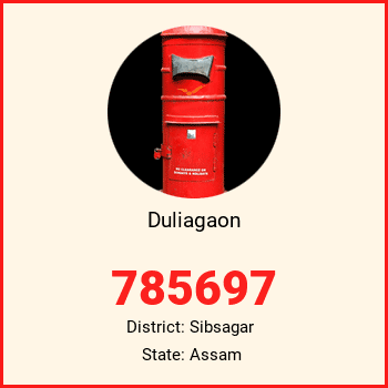 Duliagaon pin code, district Sibsagar in Assam