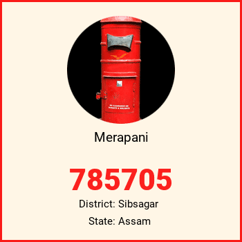 Merapani pin code, district Sibsagar in Assam