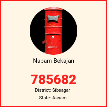 Napam Bekajan pin code, district Sibsagar in Assam