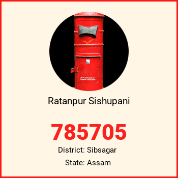 Ratanpur Sishupani pin code, district Sibsagar in Assam