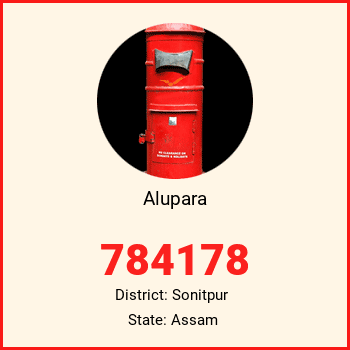 Alupara pin code, district Sonitpur in Assam