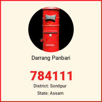 Darrang Panbari pin code, district Sonitpur in Assam