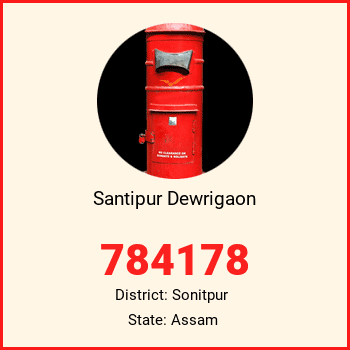 Santipur Dewrigaon pin code, district Sonitpur in Assam