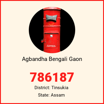 Agbandha Bengali Gaon pin code, district Tinsukia in Assam