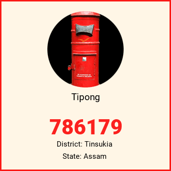 Tipong pin code, district Tinsukia in Assam