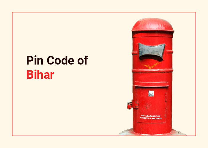 pin code of Bihar