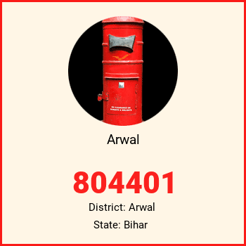 Arwal pin code, district Arwal in Bihar