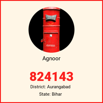 Agnoor pin code, district Aurangabad in Bihar