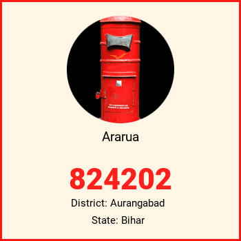 Ararua pin code, district Aurangabad in Bihar