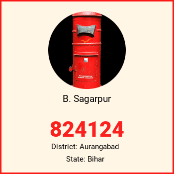 B. Sagarpur pin code, district Aurangabad in Bihar