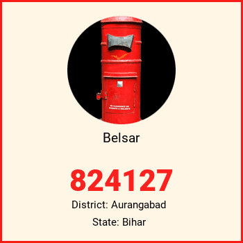 Belsar pin code, district Aurangabad in Bihar