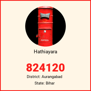 Hathiayara pin code, district Aurangabad in Bihar
