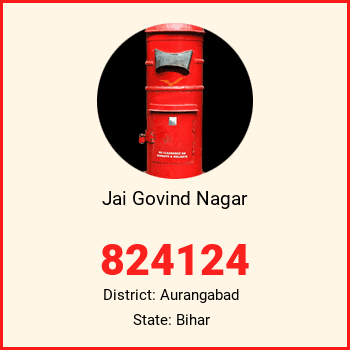 Jai Govind Nagar pin code, district Aurangabad in Bihar