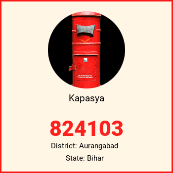 Kapasya pin code, district Aurangabad in Bihar