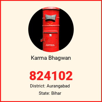 Karma Bhagwan pin code, district Aurangabad in Bihar
