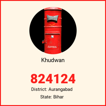 Khudwan pin code, district Aurangabad in Bihar