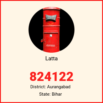 Latta pin code, district Aurangabad in Bihar