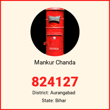 Mankur Chanda pin code, district Aurangabad in Bihar