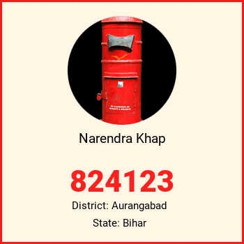 Narendra Khap pin code, district Aurangabad in Bihar