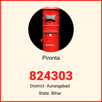 Pironta pin code, district Aurangabad in Bihar