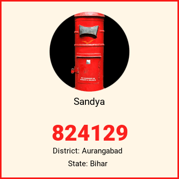Sandya pin code, district Aurangabad in Bihar