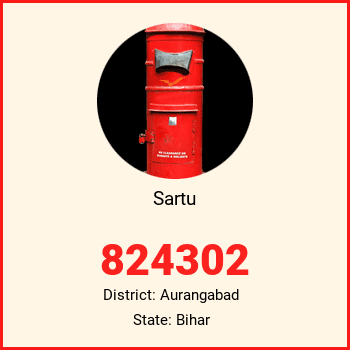 Sartu pin code, district Aurangabad in Bihar