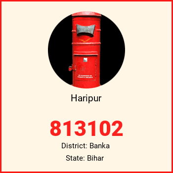 Haripur pin code, district Banka in Bihar