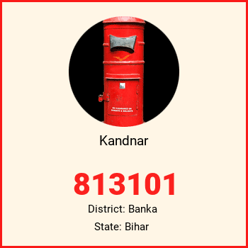Kandnar pin code, district Banka in Bihar